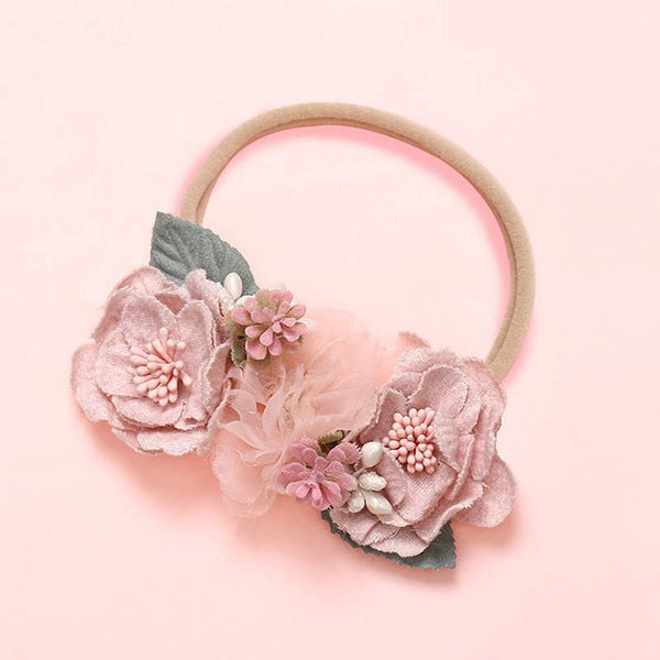BalleenShiny Newborn Artificial Flower Headband