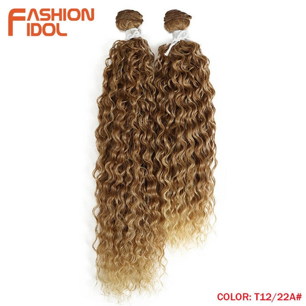 FASHION IDOL Kinky Curly Synthetic Hair Extensions