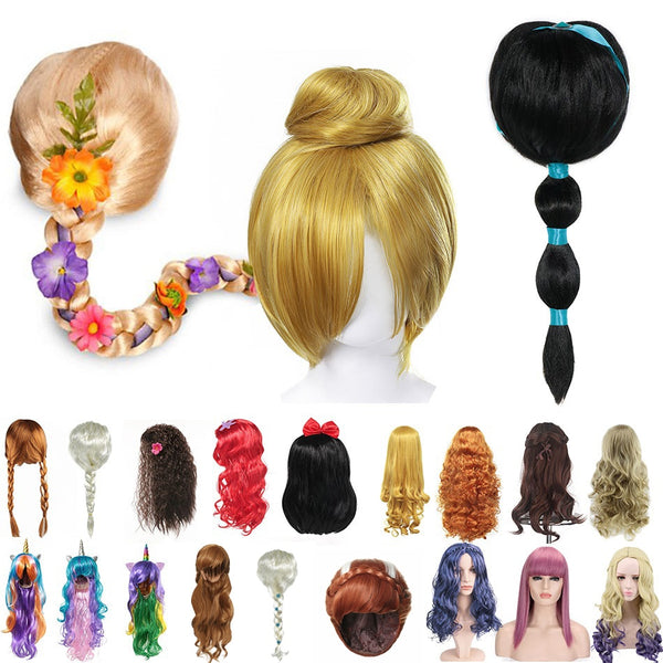 Girls Princess Synthetic Cosplay Wig