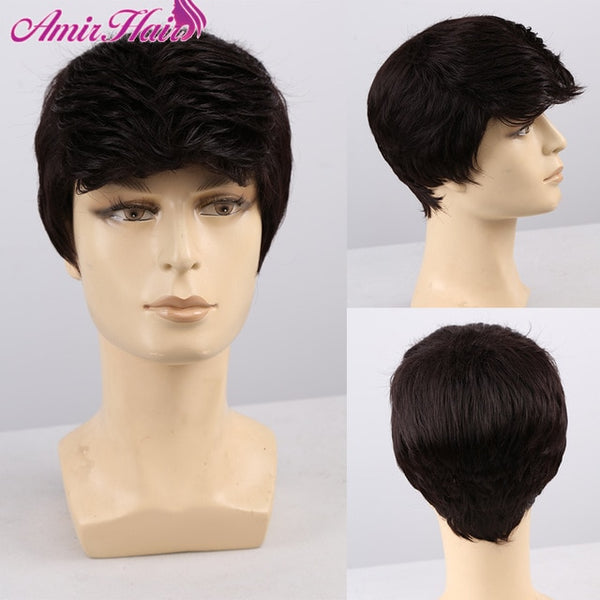 Amir Hair Short Natural Synthetic Men's Wig