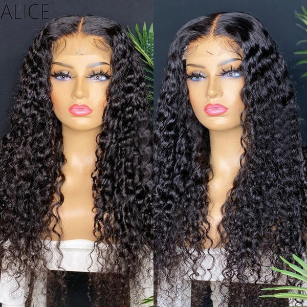 Alice Brazilian Highlight Curly Lace Front Human Hair Wig With Baby Hair