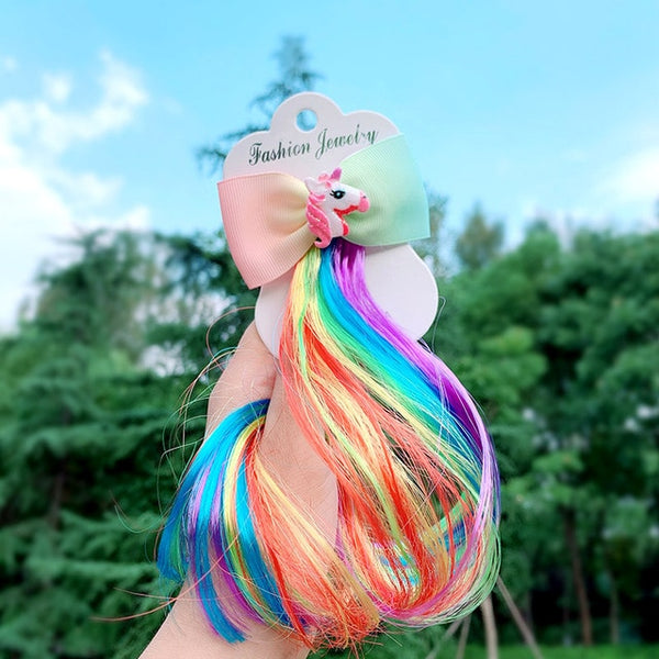 PJ Newesting Colorful Cartoon Unicorn Hair Clips