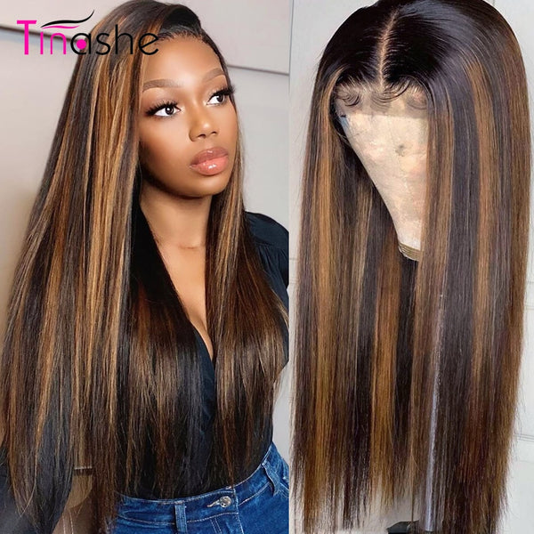 Tinashe Highlight Lace Front Human Hair Wig