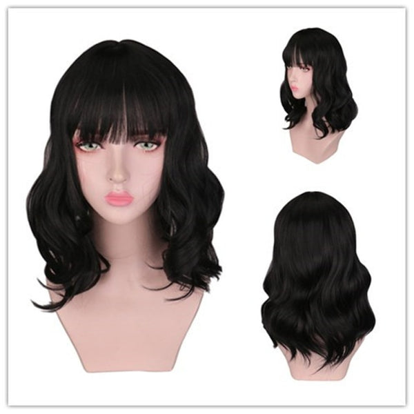 QQXCAIW Synthetic Cosplay Heat Resistant Hair Wig
