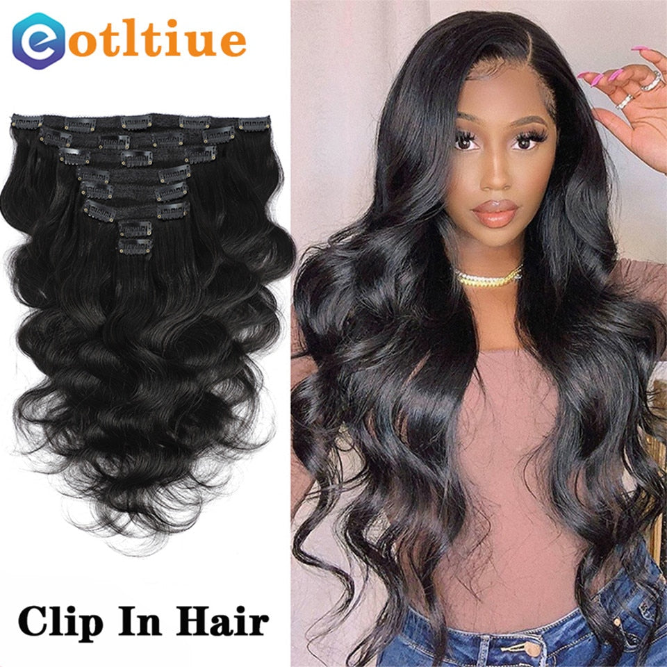 Eotltiue Brazilian Body Wave Remy Human Hair Extensions