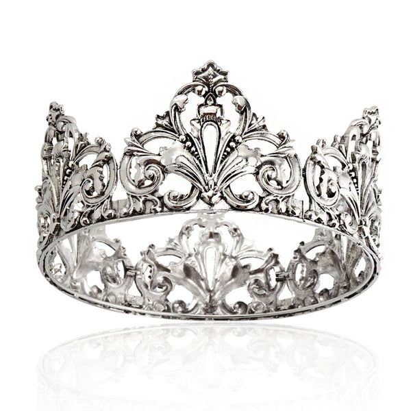 Blessed Deer Baroque Vintage Royal King Crown