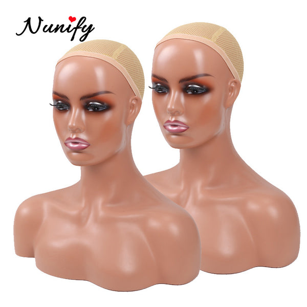 Realistic Female Mannequin Head With Shoulder