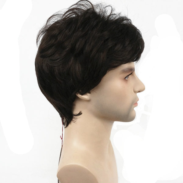StrongBeauty Synthetic Short Hair Men's Wig